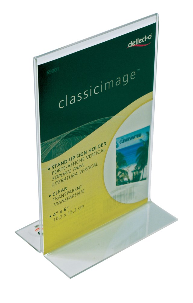 Broschyrhållare T-fot A6 - A4 - 1