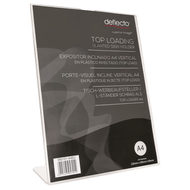 Akrylficka A4 stående - A4 - 1