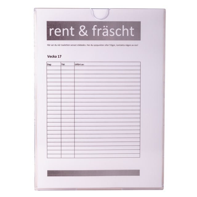 Akrylficka A4 väggmodell - A7 - 1