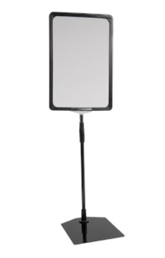 Skyltställ med affischram A4 svart - A4 - 1