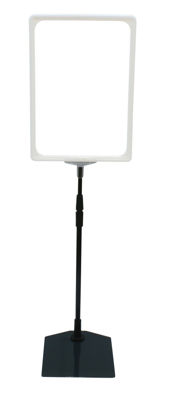 Skyltställ med affischram A4 vit - A3 - 1