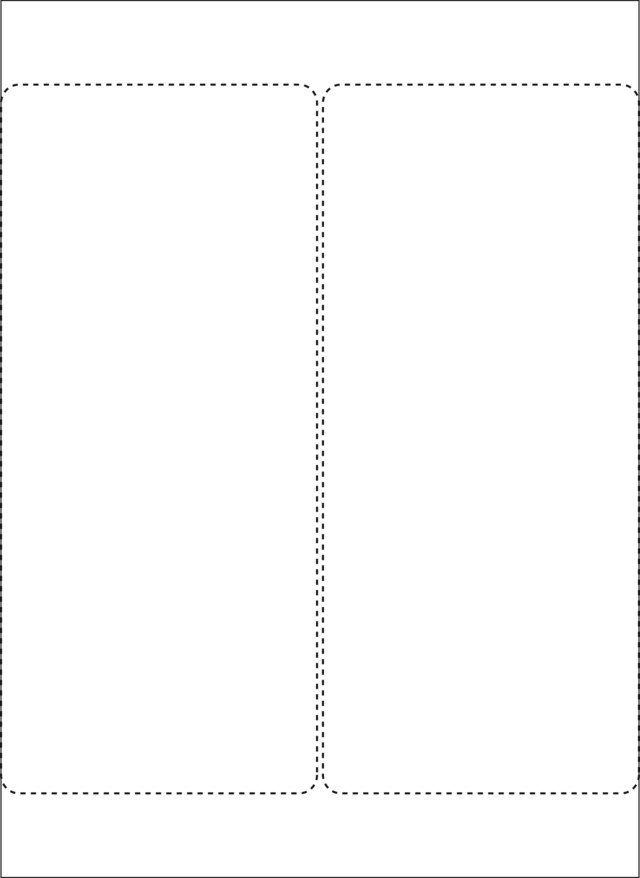 Fraktetikett Laser 105 x 220mm 2st/ark 100ark/fp - 105x220mm - 1