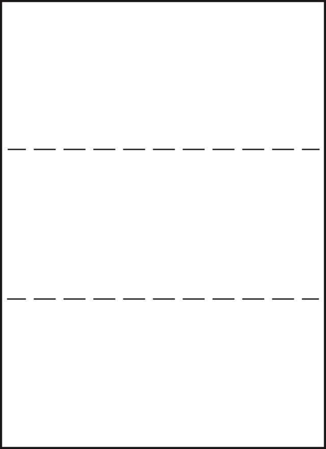 Fraktetikett Laser 210 x 99mm 3st/ark 1500/fp - 105x220mm - 1