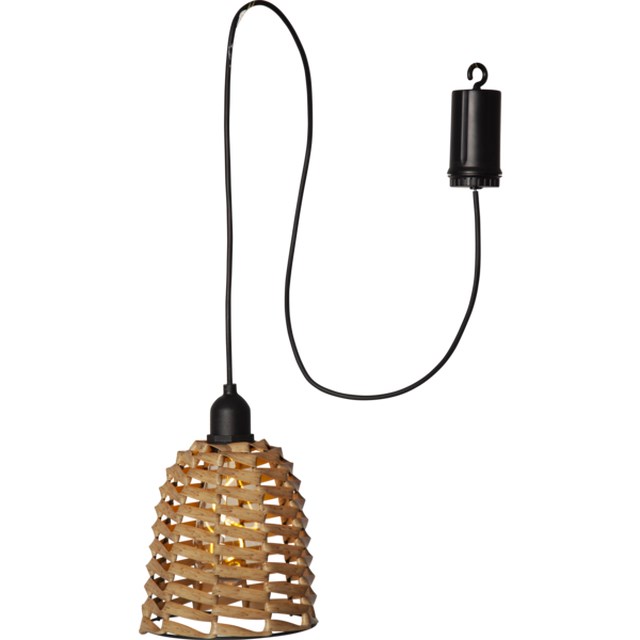 Utomhusdekoration Star Trading Twine, konstrotting, batteridriven, timer - 1