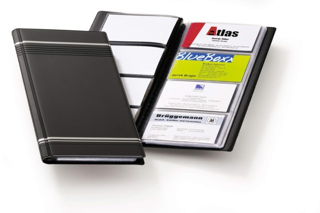 Visitkortsbok Durable VISIFIX® 96, 12 fickor, 96 kort - 1