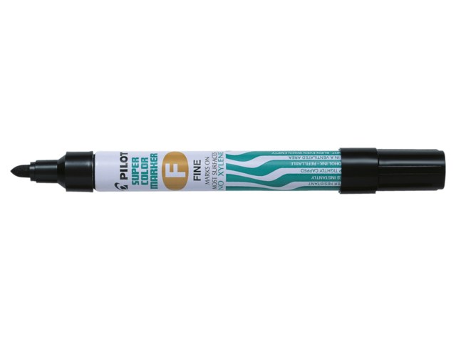 Märkpenna Pilot Super Color fine svart - 1