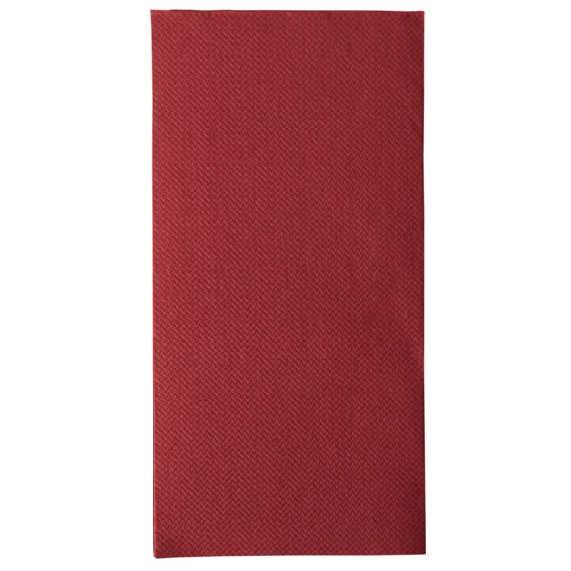 Servett Premium 1/8 40x40 cm vinröd 50st/fp - 400x400mm - 1