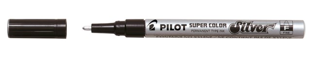 Märkpenna Pilot Fin silver - 1