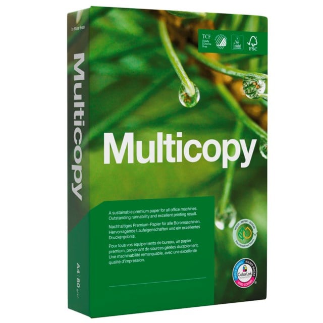 Kopieringspapper Multicopy A4 75g 500ark/fp - A4 - 1