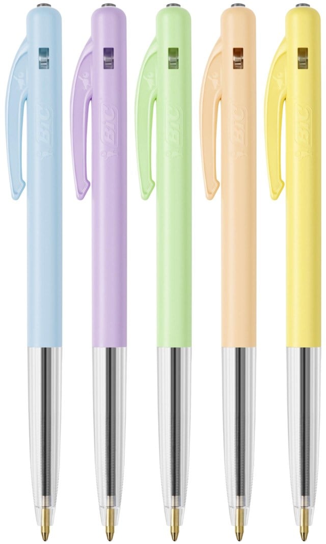 Kulpenna Bic M10 Clic M pastellfärger - 1