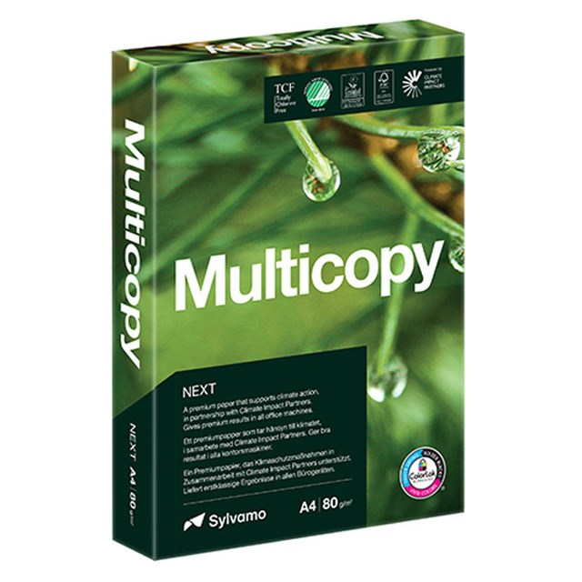 Kopieringspapper Multicopy Next A4 Hålat 80g - 1