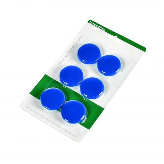 Magnet 30mm blå 6st/fp - 30mm - 1