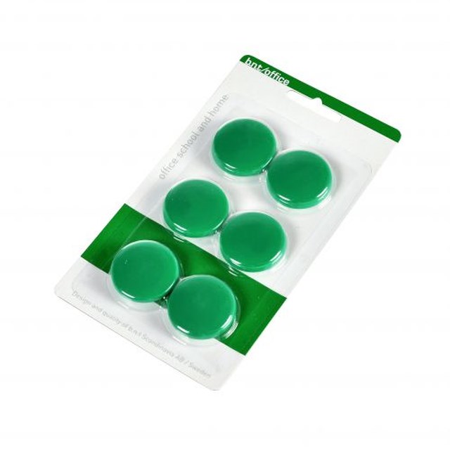 Magnet 30mm grön 6st/fp - 30mm - 1