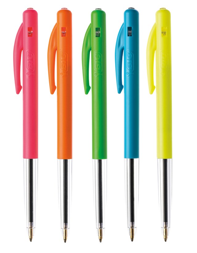 Kulpenna Bic M10 Clic M sort.färger - 1