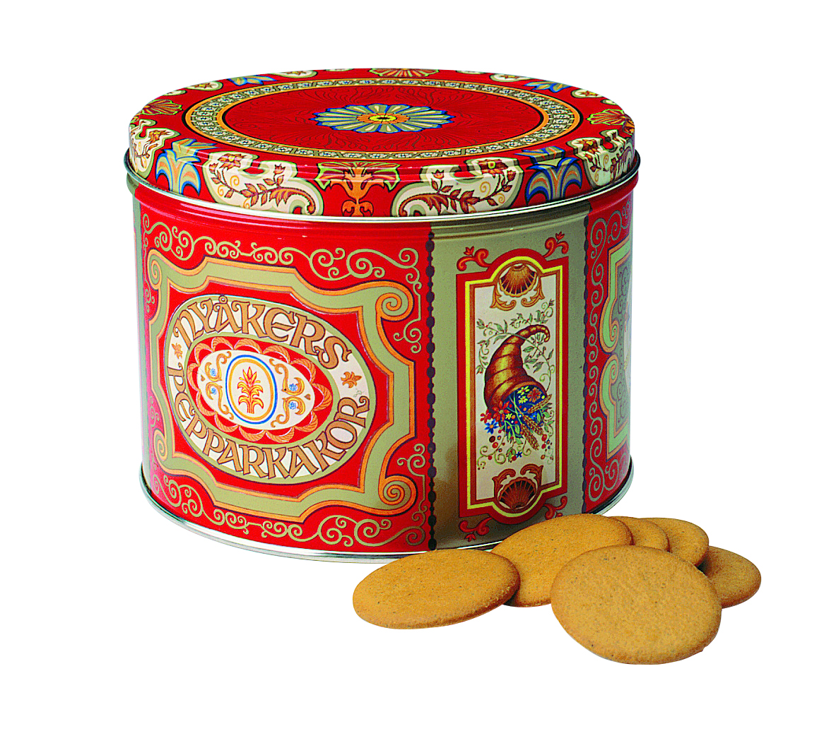 Beppa Rakko Pepparkakor Nyåkers Klassiska, 900 g, plåtburk | Kontorab.se