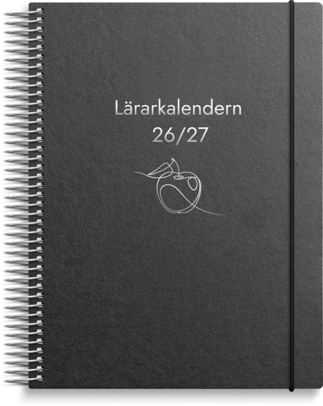 Lärarkalender Burde 1251, läsåret 2026/2027, veckouppslag - A5 - 1