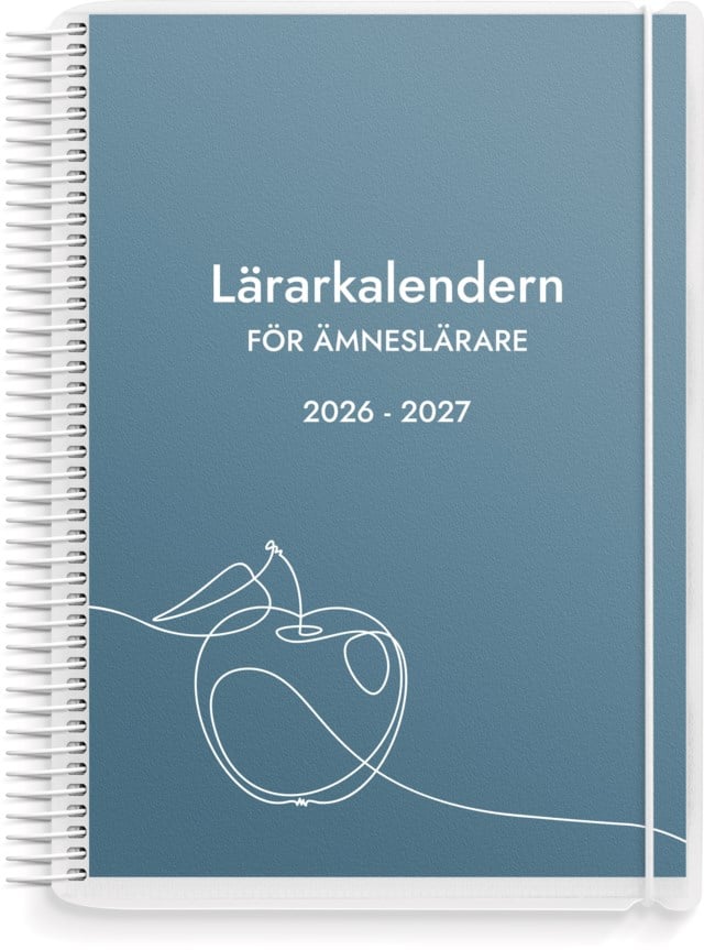Lärarkalender Burde 1252 Ämneslärare, läsåret 2026/2027 - A5 - 1