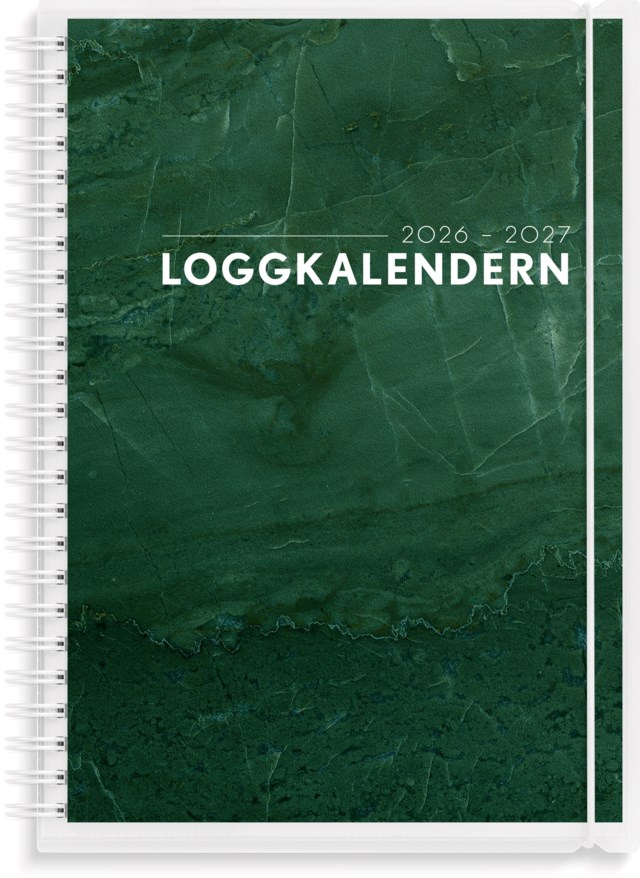 Veckokalender Burde Loggkalendern 1259 A5, spiralbunden, 2026/2027 - A5 - 1