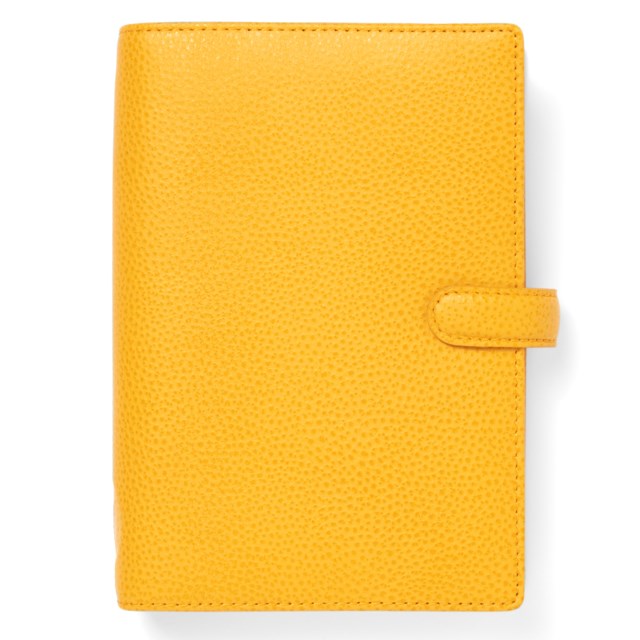 Systemkalender Filofax Finsbury Personal, gul, läder - Personal - 1