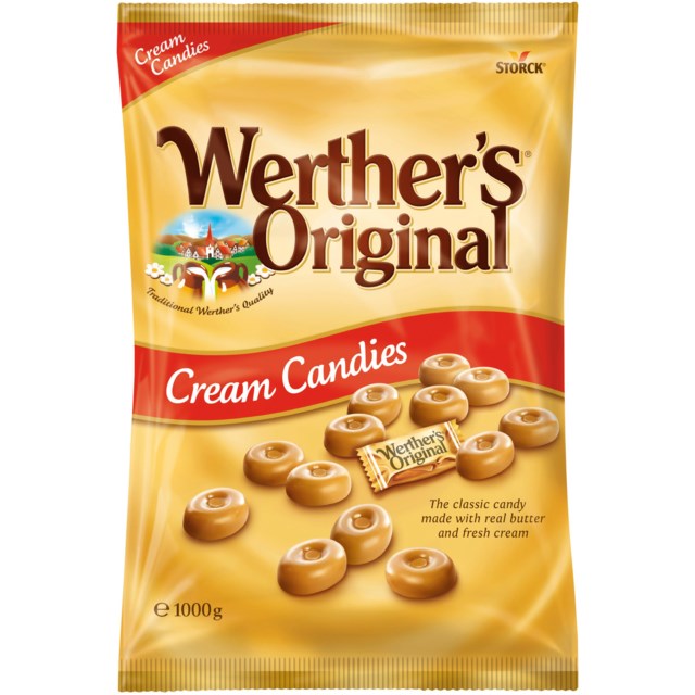 Godis Kola Werthers Original (hårda) 1000g - 1kg - 1