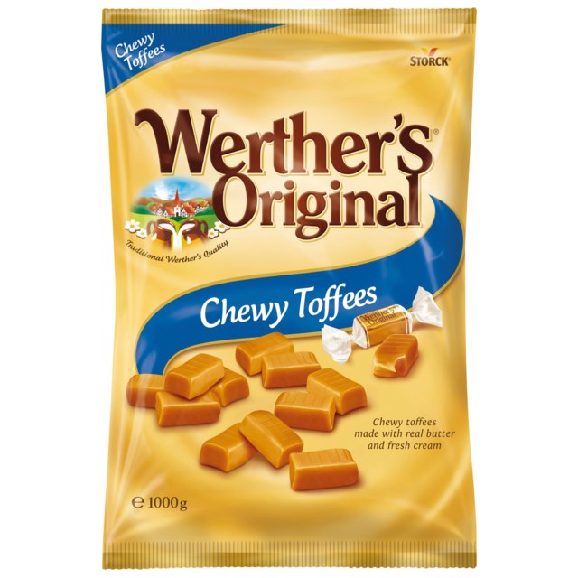 Godis Kola Werthers Original Choco Toffees (mjuka) 1000g - 1kg - 1