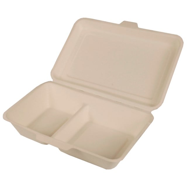 Matlådor Papstar bagasse 2-delad 500/fp - 1