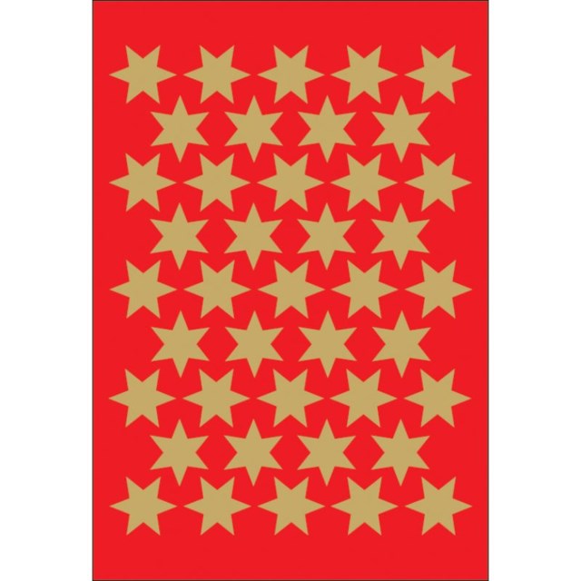 Etikett Herma Stickers Stjärna Guld 14mm 123st/fp - 14mm - 1