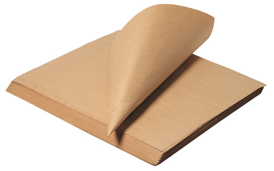 Kraftpapper MG Ark Oblekt, livsmedelsgodkänt, 60x90 cm, 80g, 530 ark ...