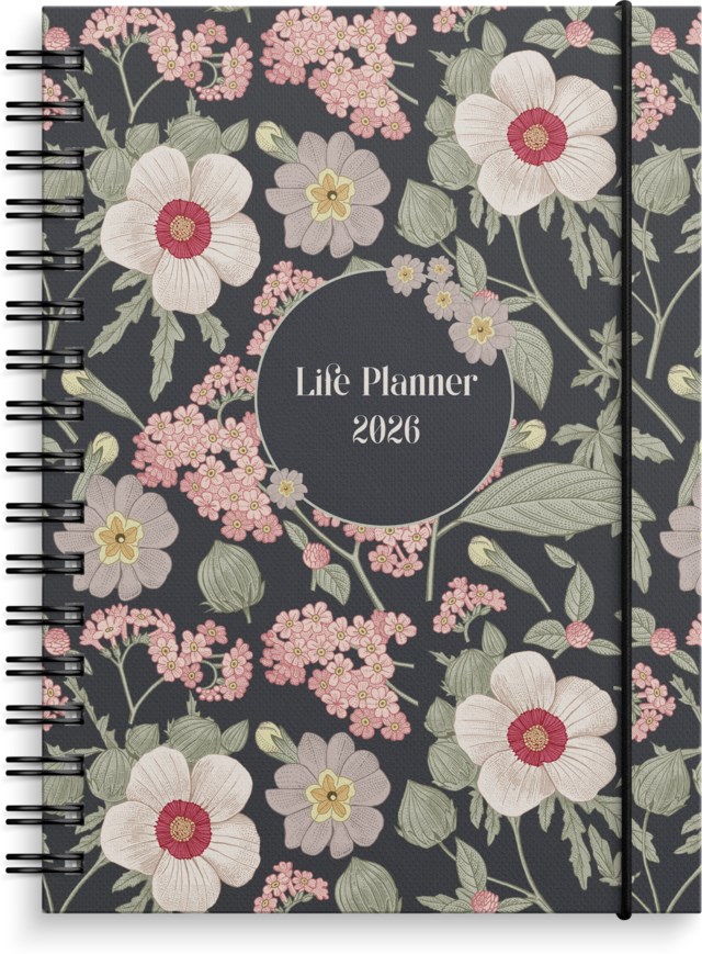 Almanacka Burde Life Planner Floral - 1