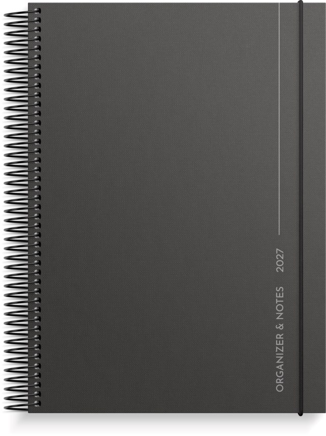 Almanacka Burde Organizer & Notes svart - 1