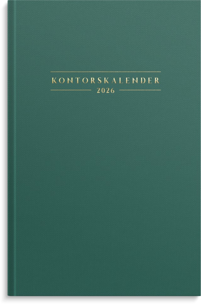 Almanacka Burde Kontorskalender grön - 1
