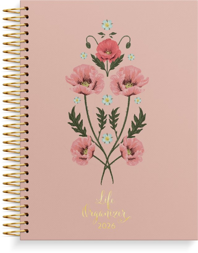 Almanacka Burde Life Organizer rosa - 1