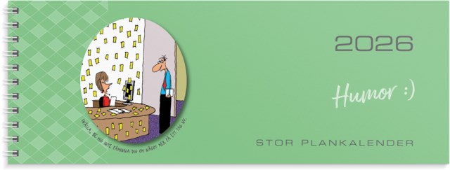 Almanacka Burde Stor Plankalender Humor - 1