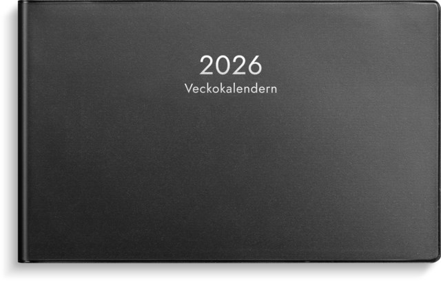 Almanacka Burde Veckokalendern svart plast - 1