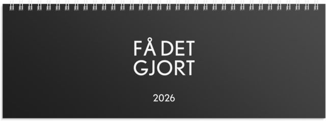 Almanacka Burde Bordsalmanackan Få det gjort - 1