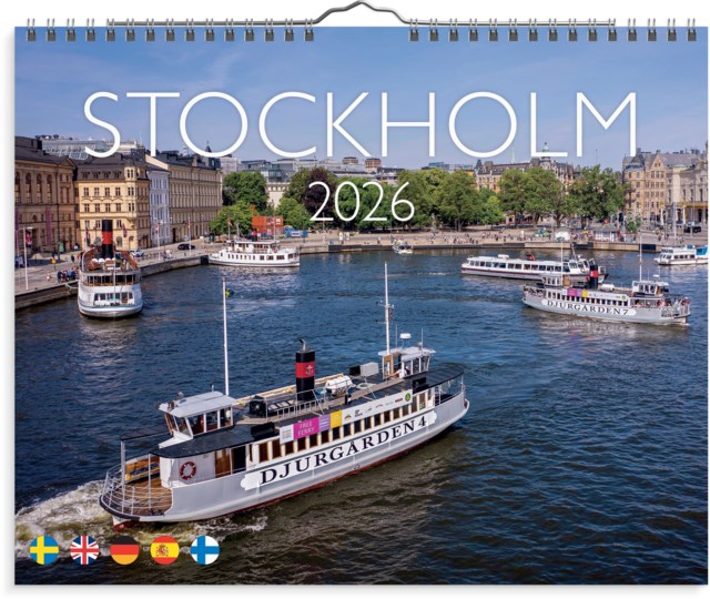 Almanacka Burde Väggkalender Stockholm - 1