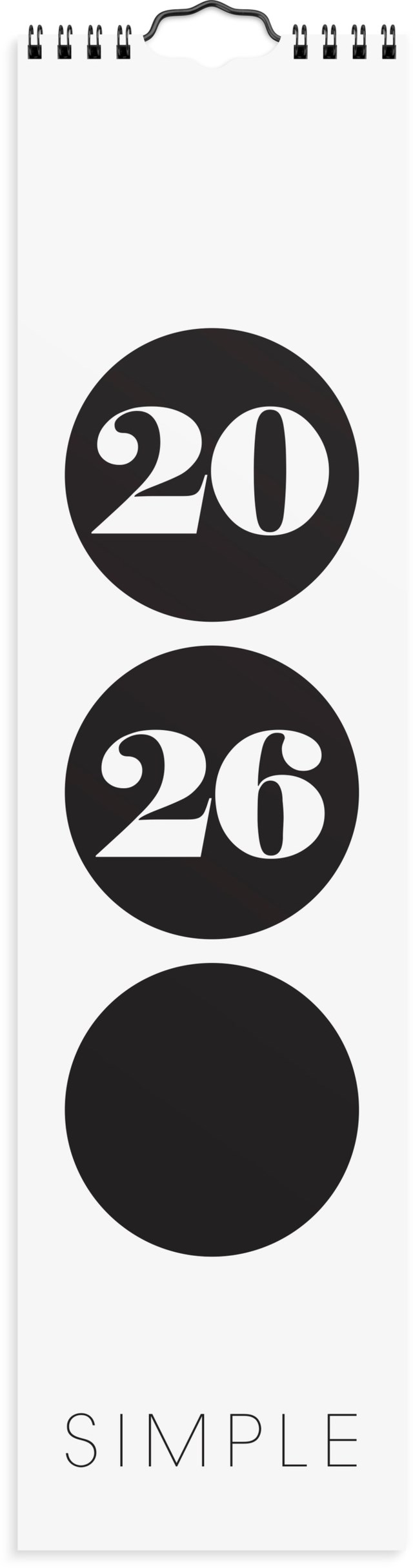 Almanacka Burde Väggkalender Simple - 1