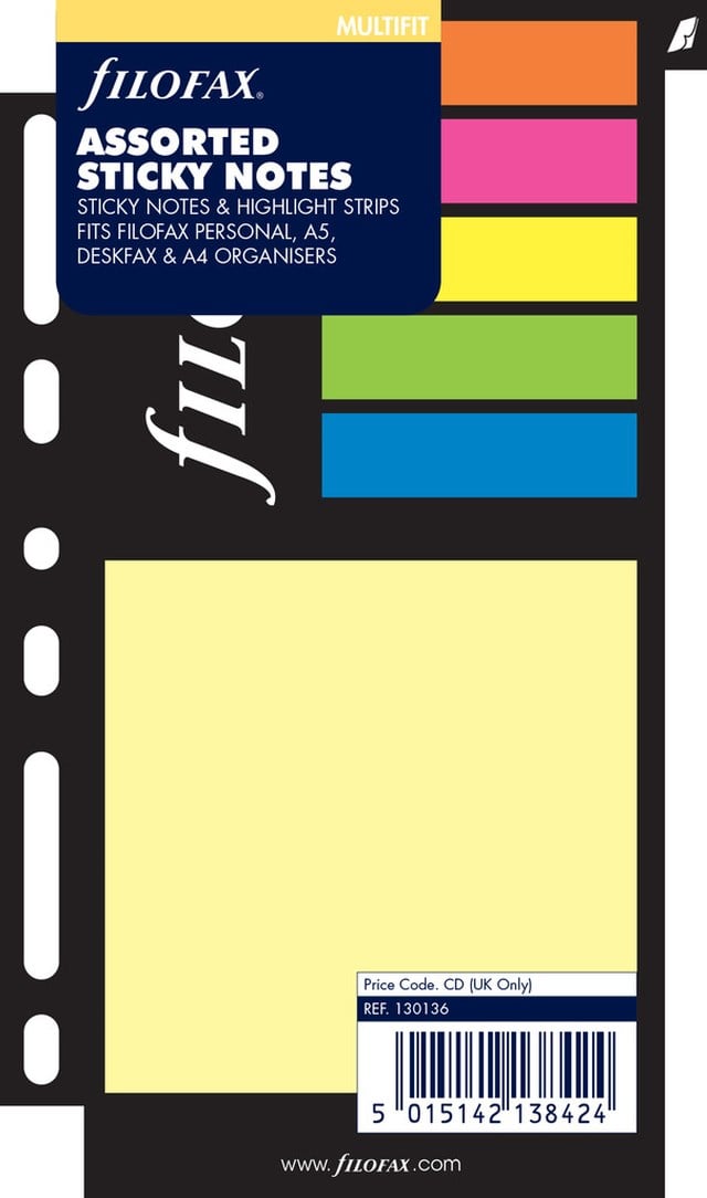 Refill Filofax A4/A5/Personal Stick-on-notes - A4/A5/Personal - 1