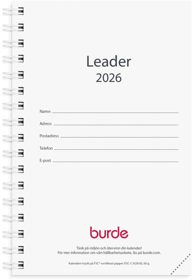 Almanacka Burde Leader refill - 1