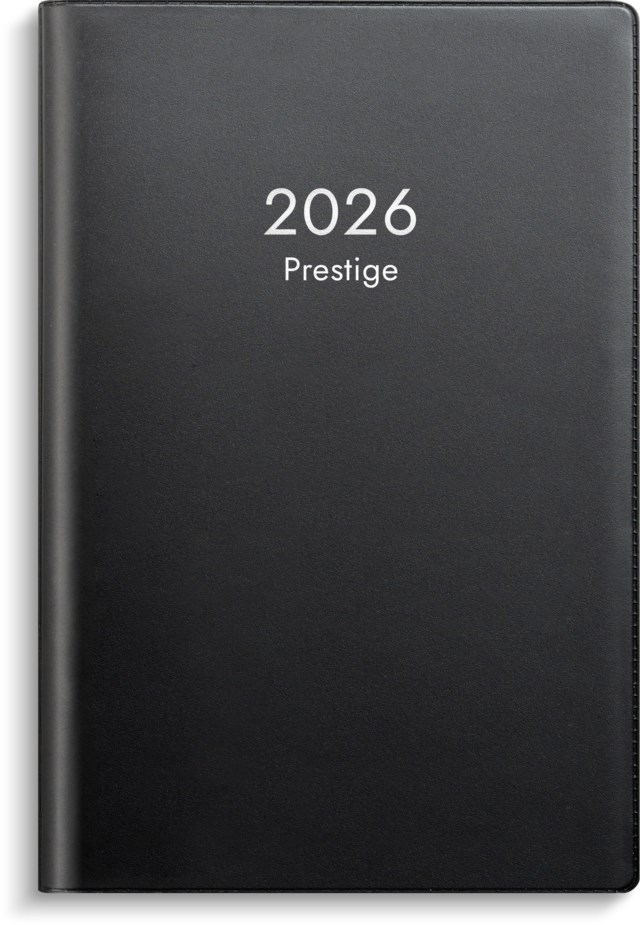 Almanacka Burde Prestige svart plast - 1