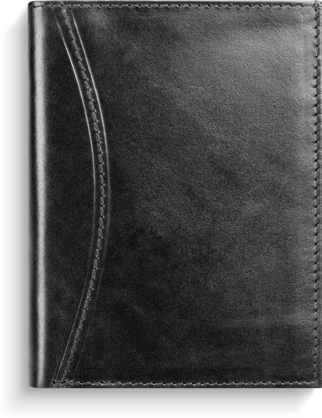 Almanacka Burde Prestige de Luxe svart skinn - 1