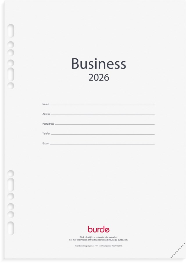Almanacka Burde Business kalendersats - 1