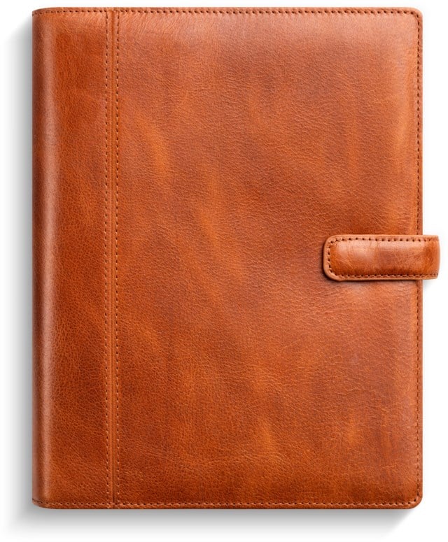 Almanacka Burde Business Systemkalender brunt skinn - 1