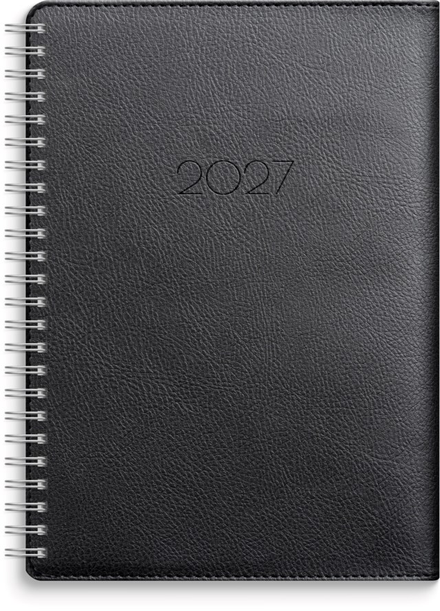 Almanacka Burde Senator Twist A5 svart - 1