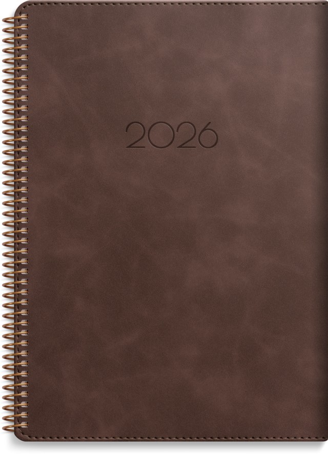 Almanacka Burde Business Twist brun - 1