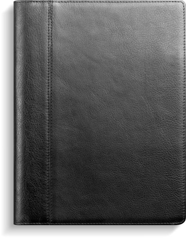 Almanacka Burde Weekly A5 svart skinn - 1