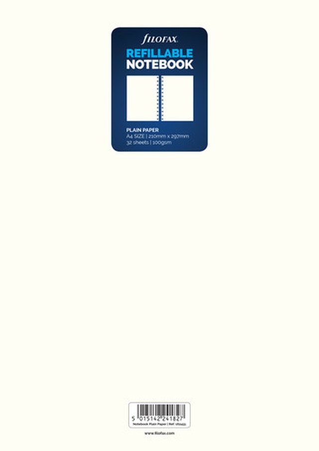 Refill Filofax skrivbok A4 olinjerad - A5 - 1