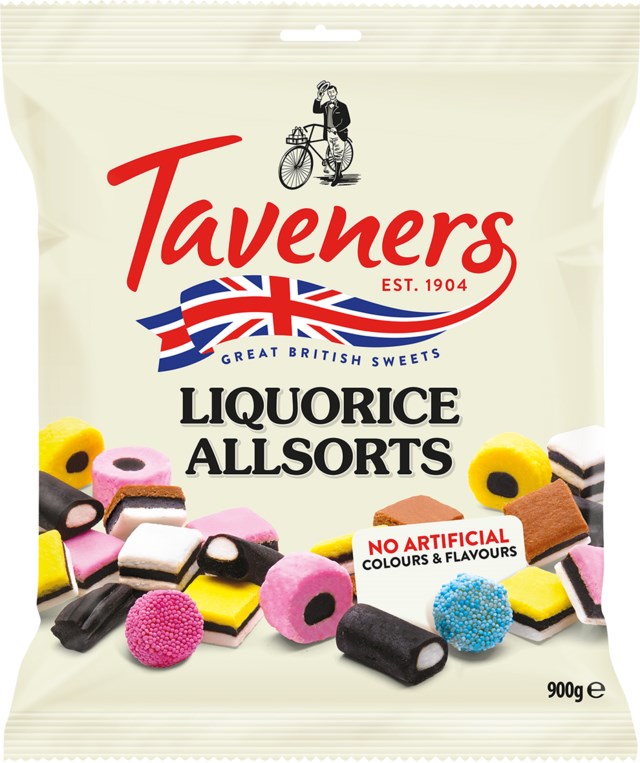 Godis Lakritskonfekt Taveners 900g - 900g - 1