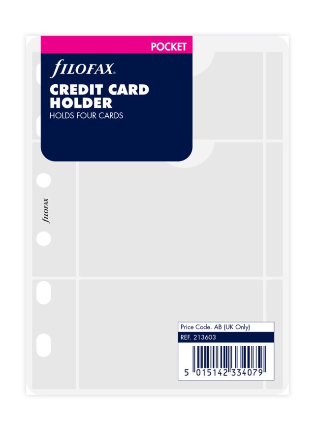 Refill Filofax Pocket kreditkortshållare - Pocket - 1