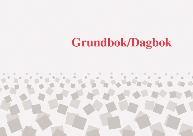 Grundbok Dagbok Burde A4L - A4 - 1